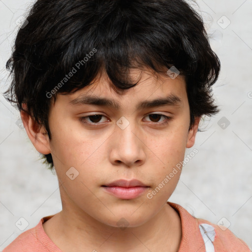 Neutral white young-adult male with medium  brown hair and brown eyes