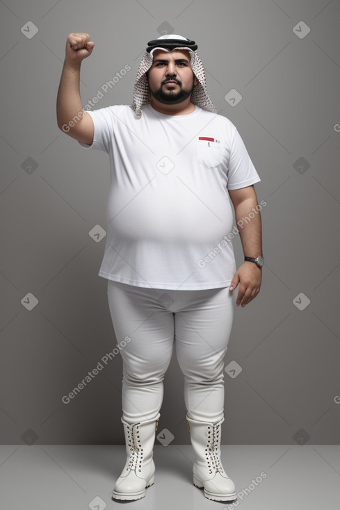 Emirati adult male with  white hair