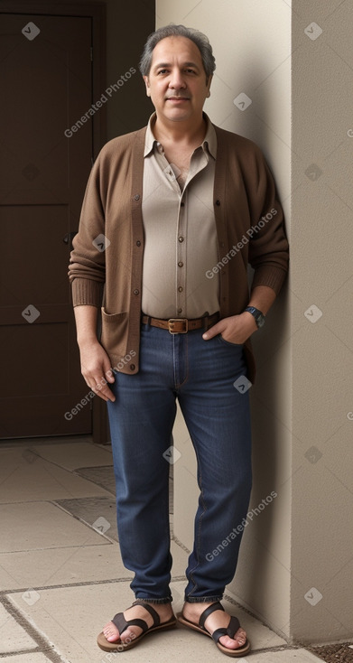 Greek 45 years male with  brown hair