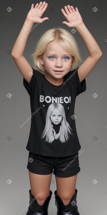 Child female with  blonde hair