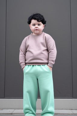 Irish child boy with  black hair