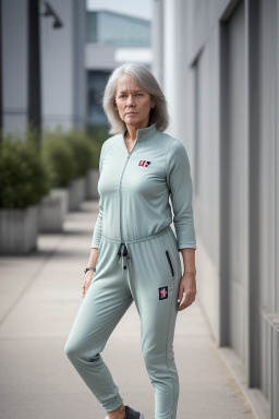 Norwegian 45 years female with  gray hair