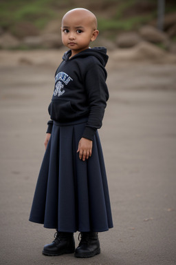 Nepalese infant girl with  black hair