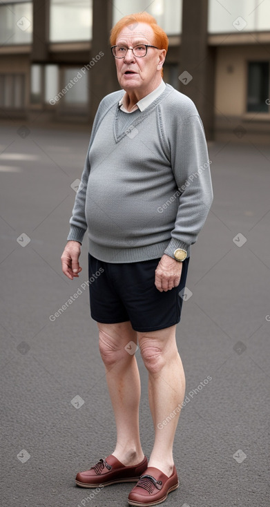 German elderly male with  ginger hair