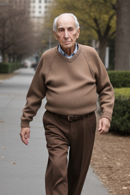 Argentine elderly male with  brown hair