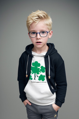 Irish child boy with  blonde hair