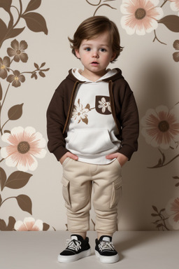 Dutch infant boy with  brown hair