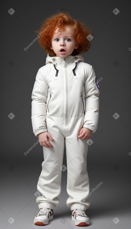 Panamanian infant boy with  ginger hair