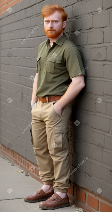 Pakistani adult male with  ginger hair