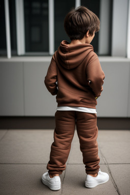 Brazilian child boy with  brown hair