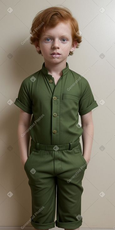 Indian child male with  ginger hair