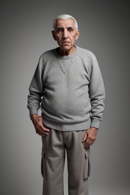 Moroccan elderly male with  gray hair