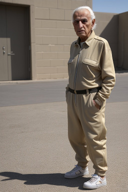 Jordanian elderly male with  blonde hair