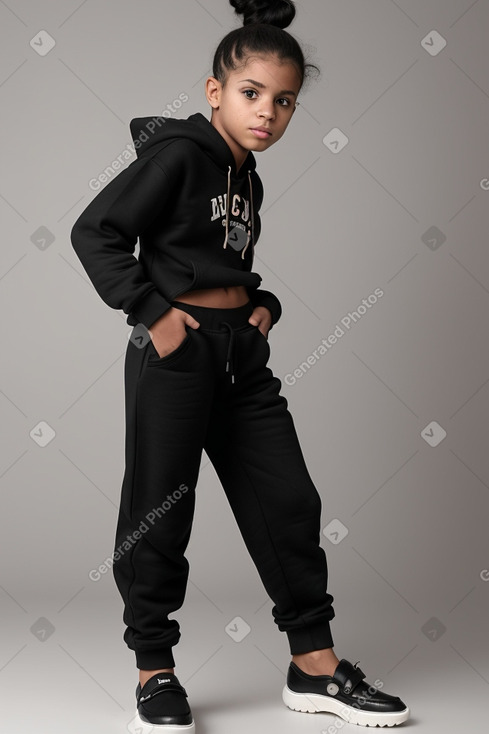 Cuban child boy with  black hair