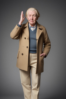 Icelandic elderly non-binary with  blonde hair