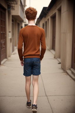 Yemeni teenager boy with  ginger hair