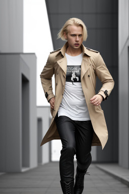 Finnish adult male with  blonde hair