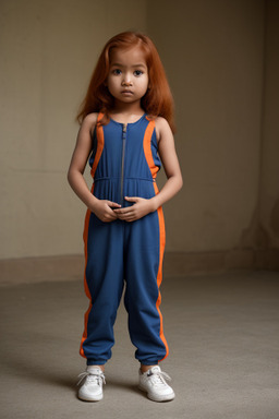 Nepalese infant girl with  ginger hair