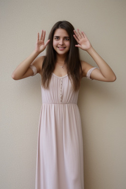 Brazilian young adult female with  brown hair