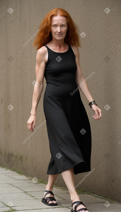 45 years female with  ginger hair