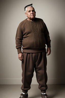 Dominican elderly male with  brown hair