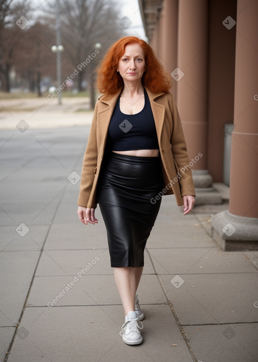 Georgian 45 years female with  ginger hair