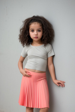 Tunisian infant girl with  gray hair