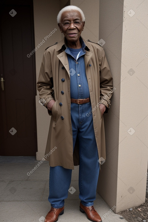 Nigerian elderly male with  ginger hair