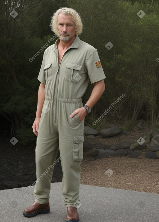 New zealand middle-aged male with  blonde hair