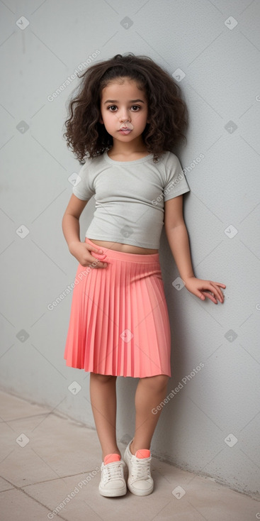 Tunisian infant girl with  gray hair