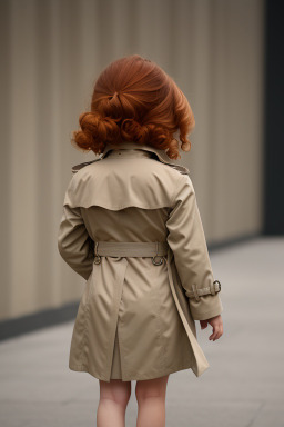 Iranian child girl with  ginger hair