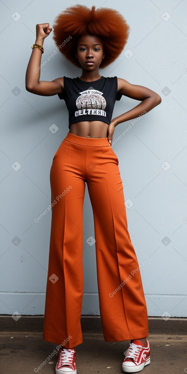 Ghanaian teenager girl with  ginger hair