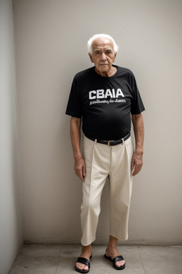 Cuban elderly male with  black hair