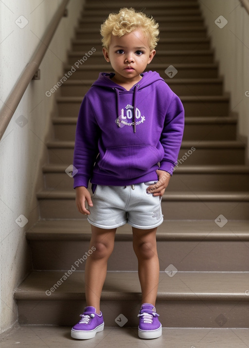 Dominican infant boy with  blonde hair