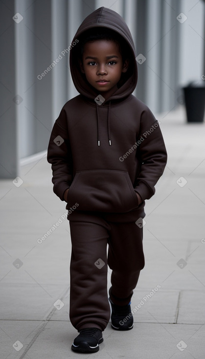 Child boy with  black hair