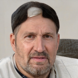 Neutral white adult male with short  brown hair and brown eyes