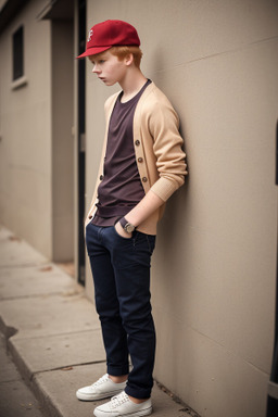 Nicaraguan teenager boy with  ginger hair