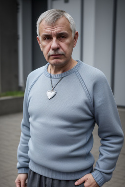 Belarusian adult male with  gray hair