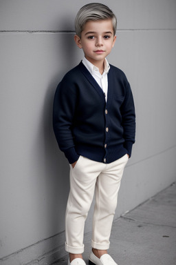 Cuban child boy with  white hair