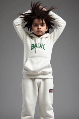 Bangladeshi infant boy with  white hair