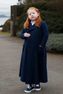 New zealand infant girl with  ginger hair