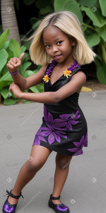 Child female with  blonde hair