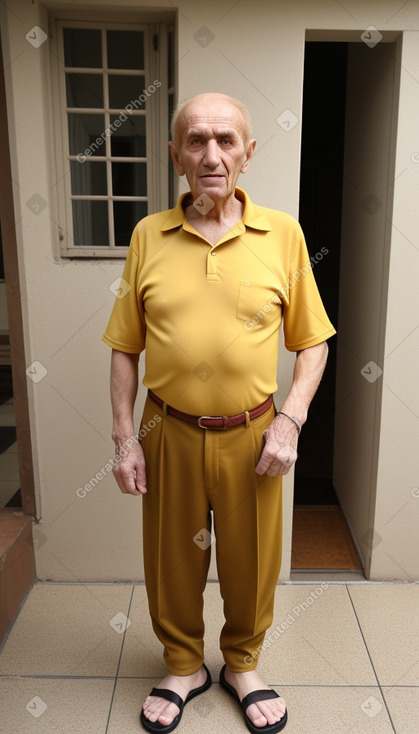 Turkish elderly male with  ginger hair