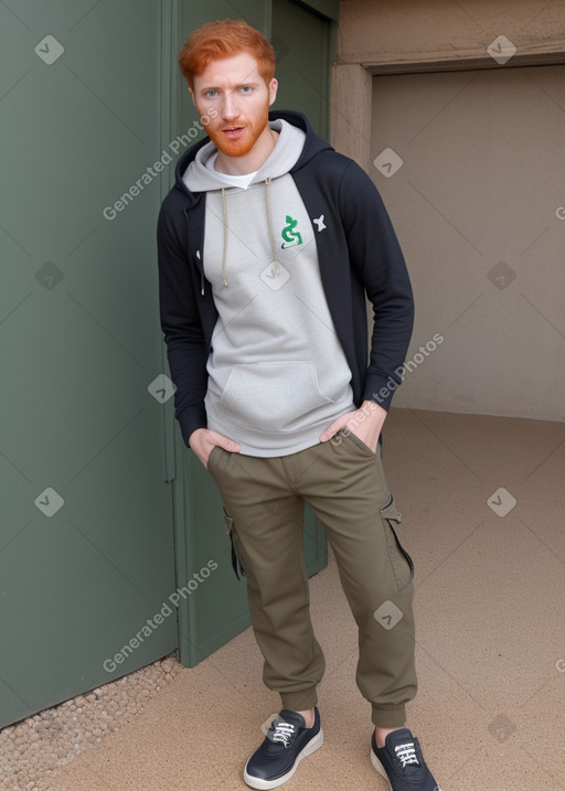 Algerian adult male with  ginger hair