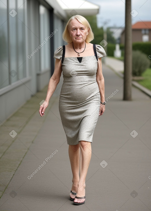 German elderly female with  blonde hair