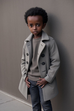 Ethiopian child boy with  gray hair