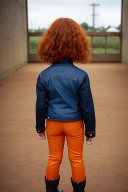 Child female with  ginger hair