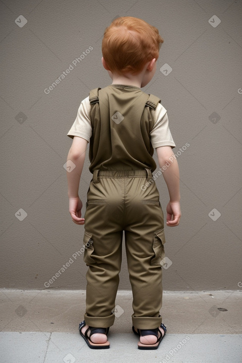 Israeli infant boy with  ginger hair