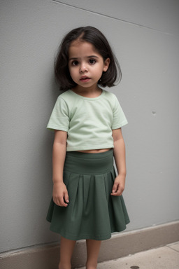 Puerto rican infant girl with  gray hair