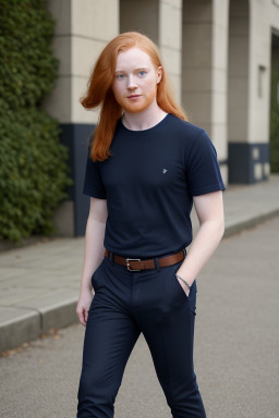 Adult non-binary with  ginger hair